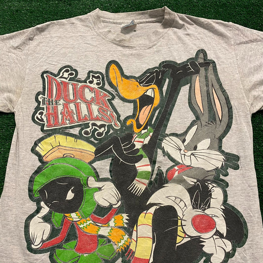 Looney Tunes Christmas Vintage 90s Cartoon T-Shirt