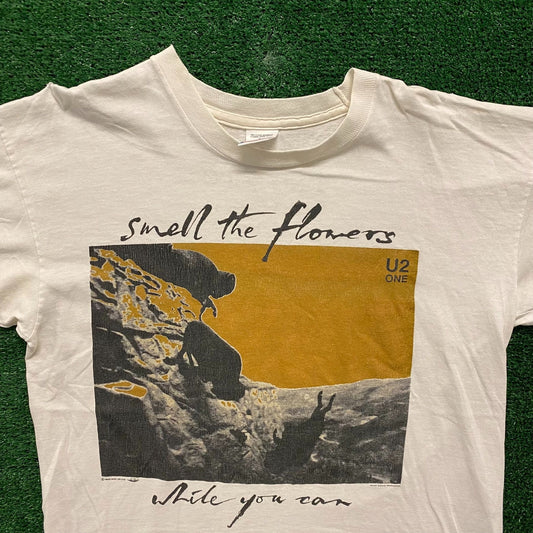 U2 Smell the Flowers Vintage 90s Band T-Shirt