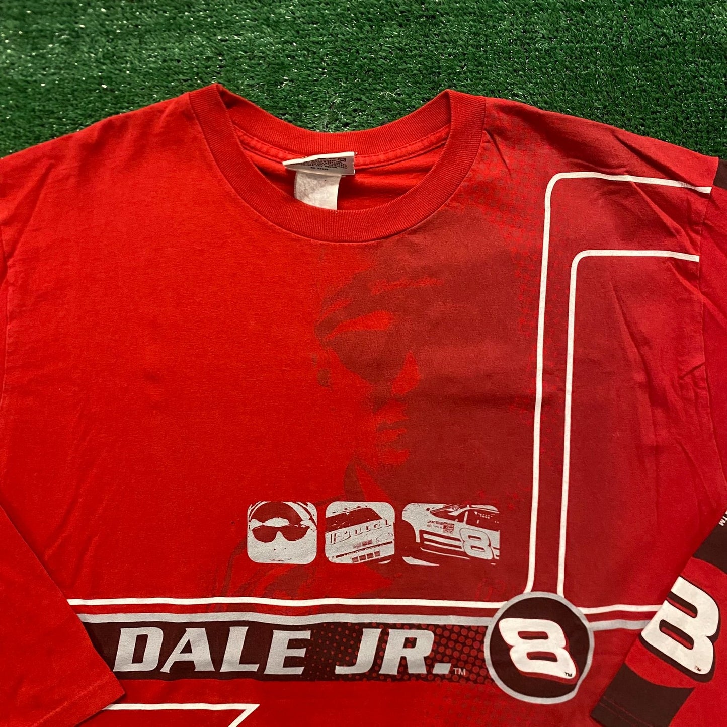 Dale Earnhardt Budweiser Vintage NASCAR Racing T-Shirt