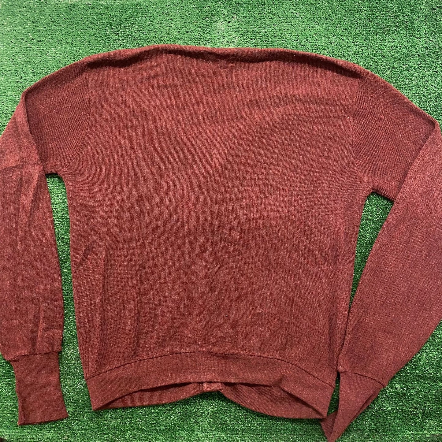 IZOD Lacoste Vintage 80s Knit Cardigan Sweater