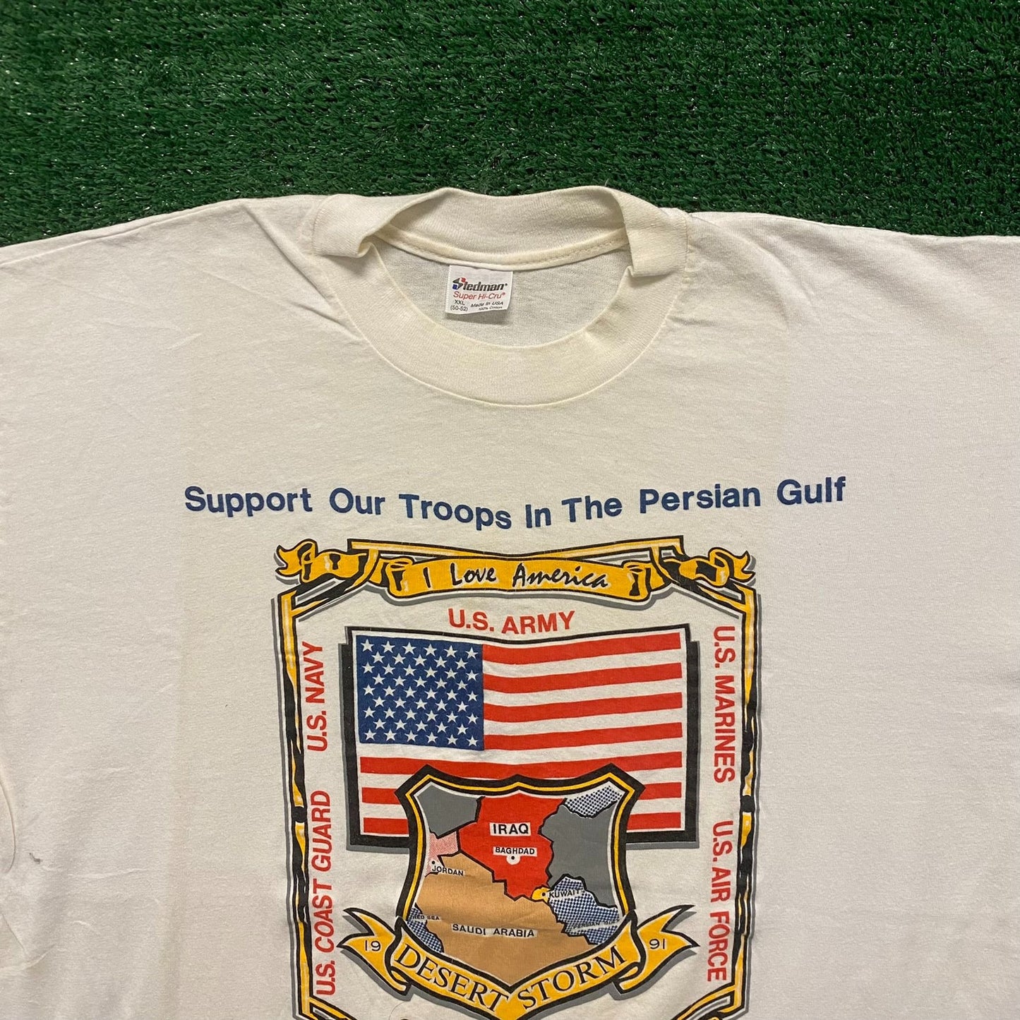 Desert Storm Vintage 90s Grunge Army T-Shirt