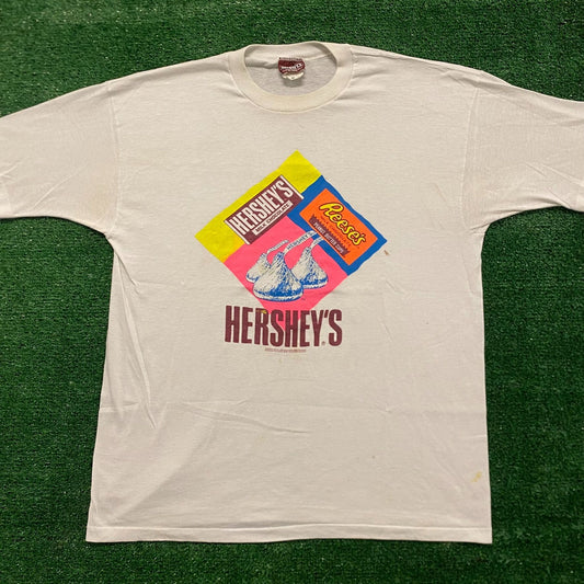 Hershey's Chocolate Vintage 90s Candy Junk Food T-Shirt