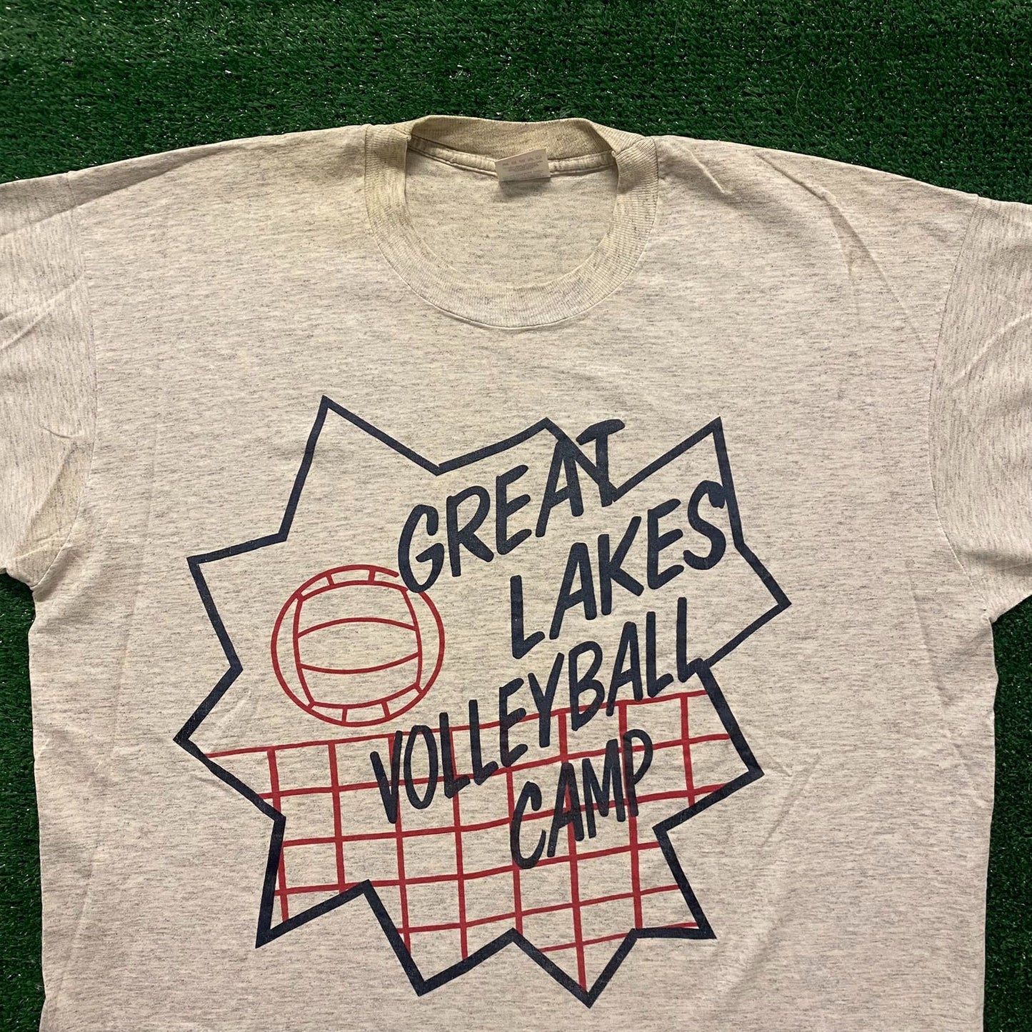 Volleyball Camp Vintage 90s Sports T-Shirt