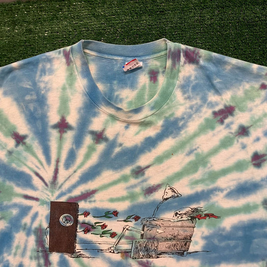Grateful Dead Skeleton Vintage 90s Band T-Shirt