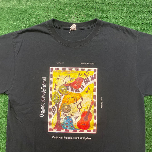 Life Music Festival Vintage Art T-Shirt