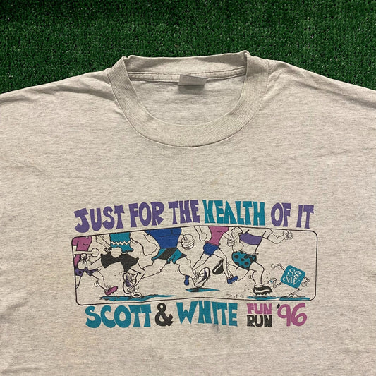 Cartoon Run Vintage 90s Marathon T-Shirt