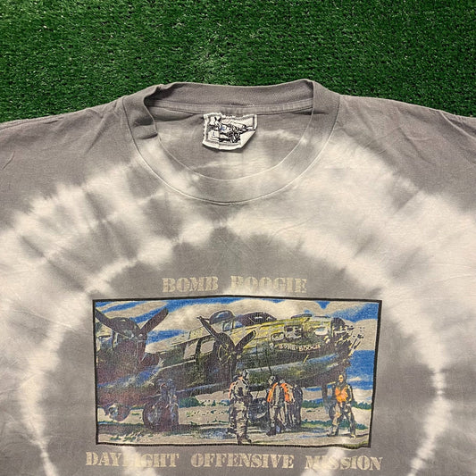 Vintage 80s Essential Air Force Bomber Military T-Shirt