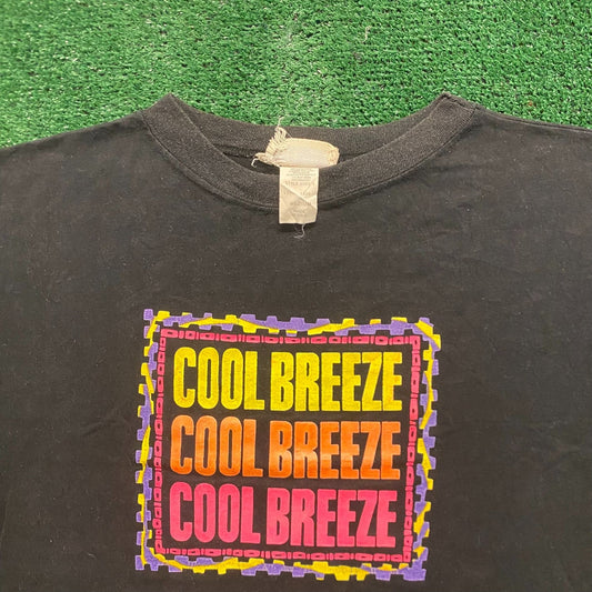 Cool Breeze Vintage 90s Crop Top T-Shirt