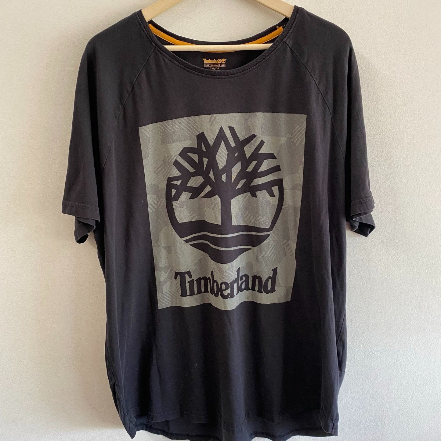 Black Timberland Logo S/S Tee
