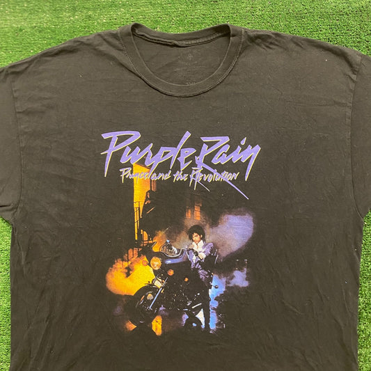 Prince Purple Rain Basic Rock Band T-Shirt