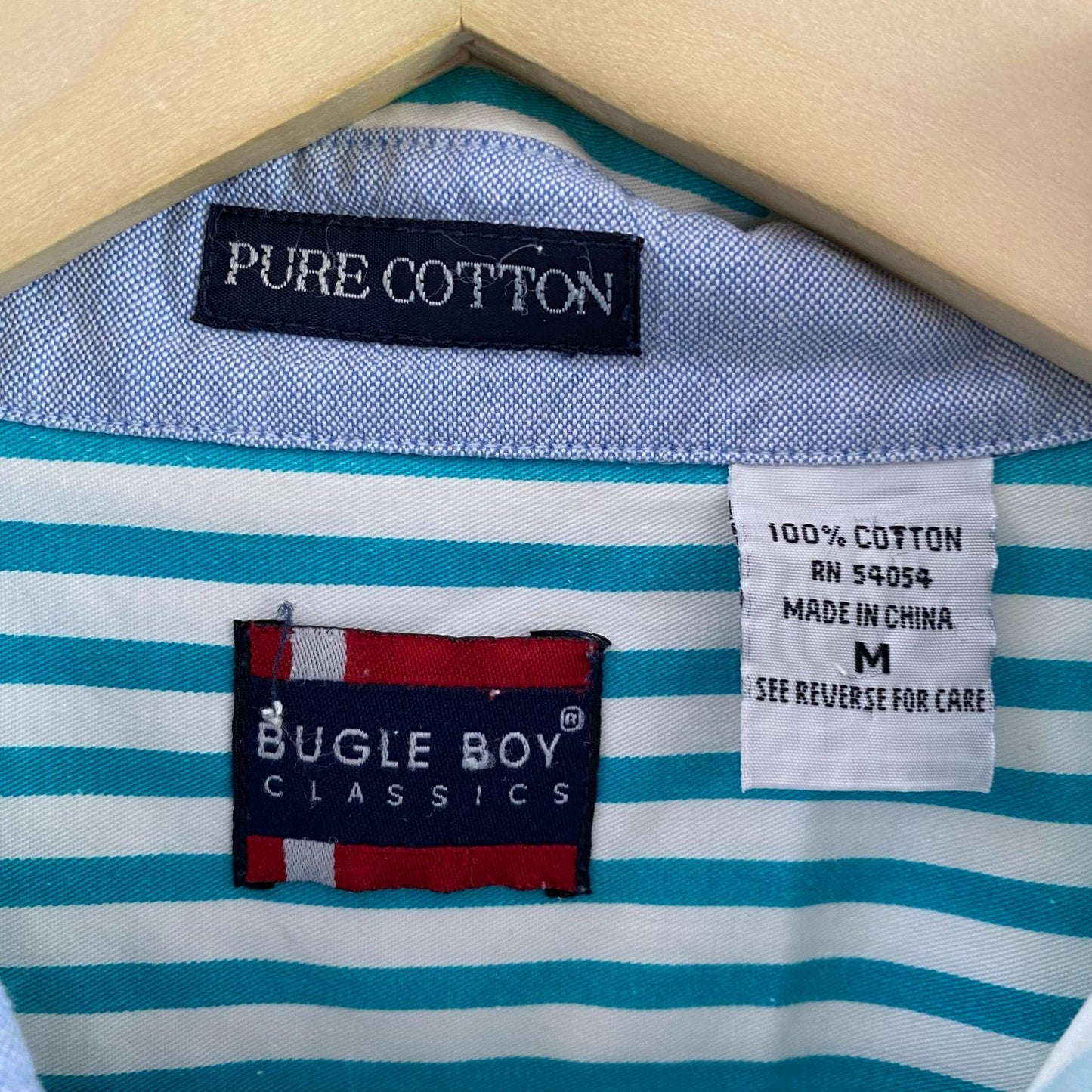 Vintage Bugle Boy Striped S/S Shirt