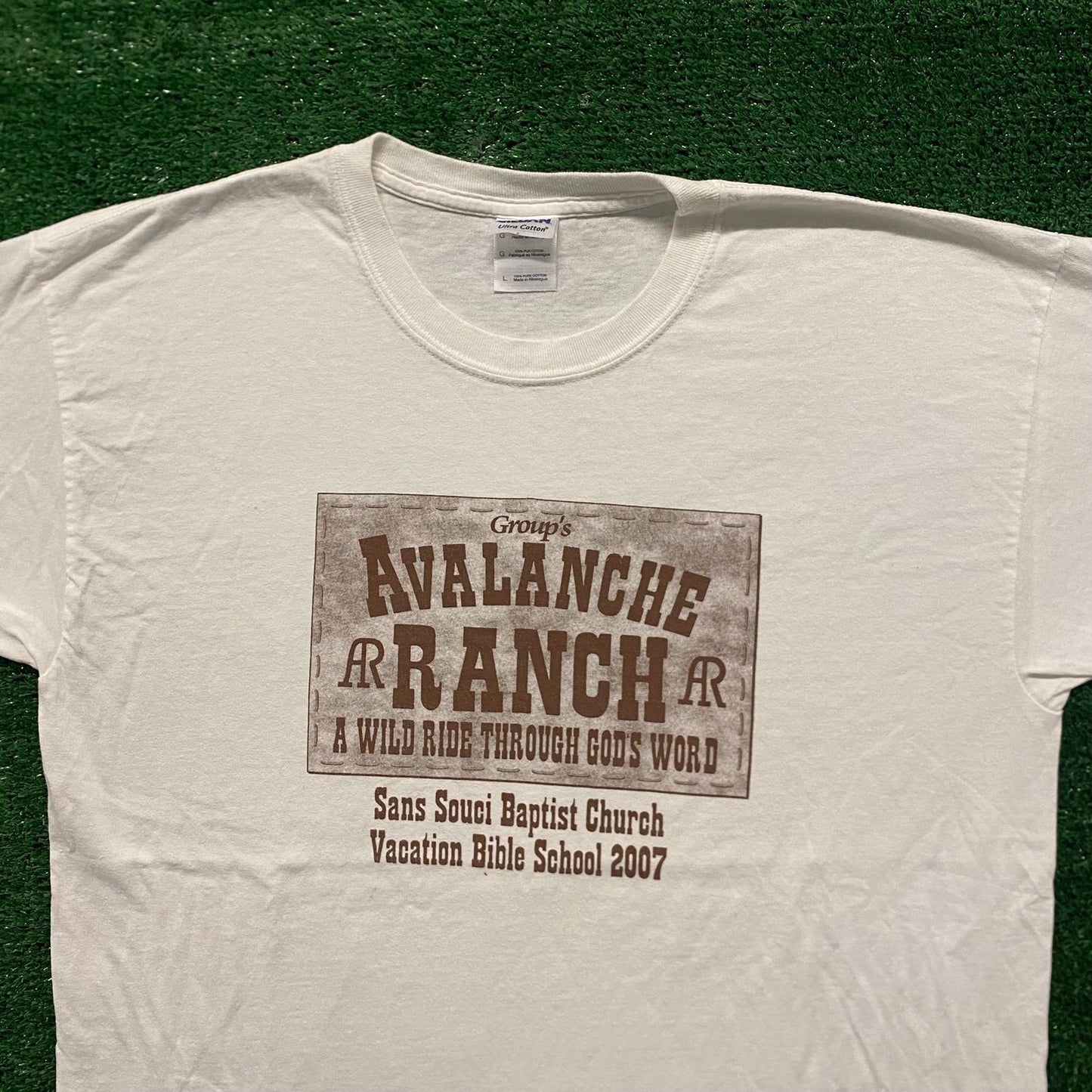 Avalanche Ranch Vintage Church T-Shirt