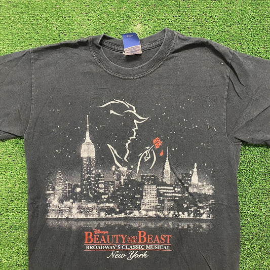 Vintage 90s Essential Beauty and the Beast Disney Movie T-Shirt