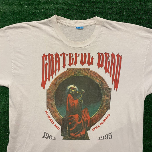 Grateful Dead 30 Years Vintage 90s Band T-Shirt