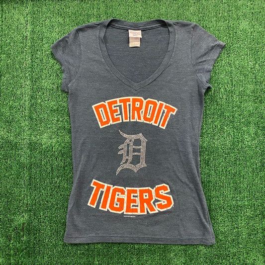 Detroit Tigers Vintage Baseball T-Shirt