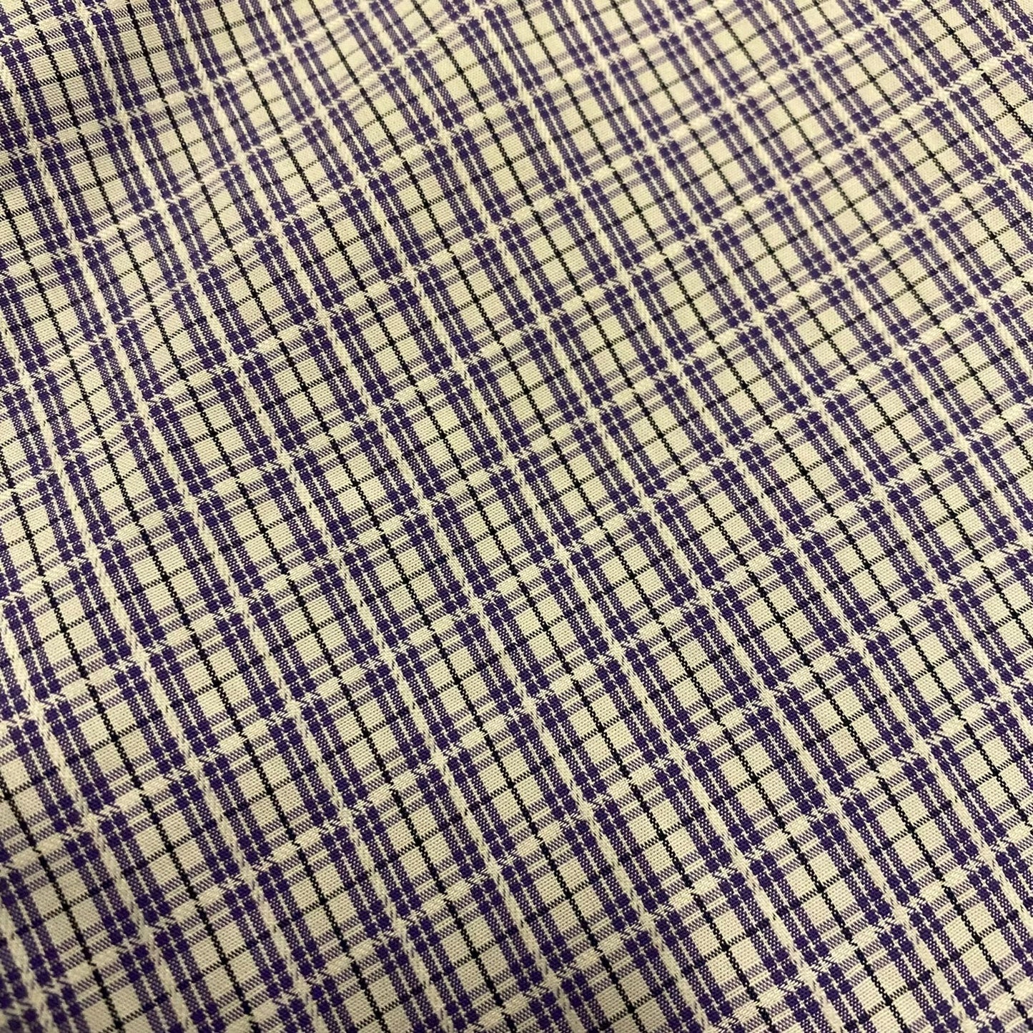 Purple Plaid Check Shirt