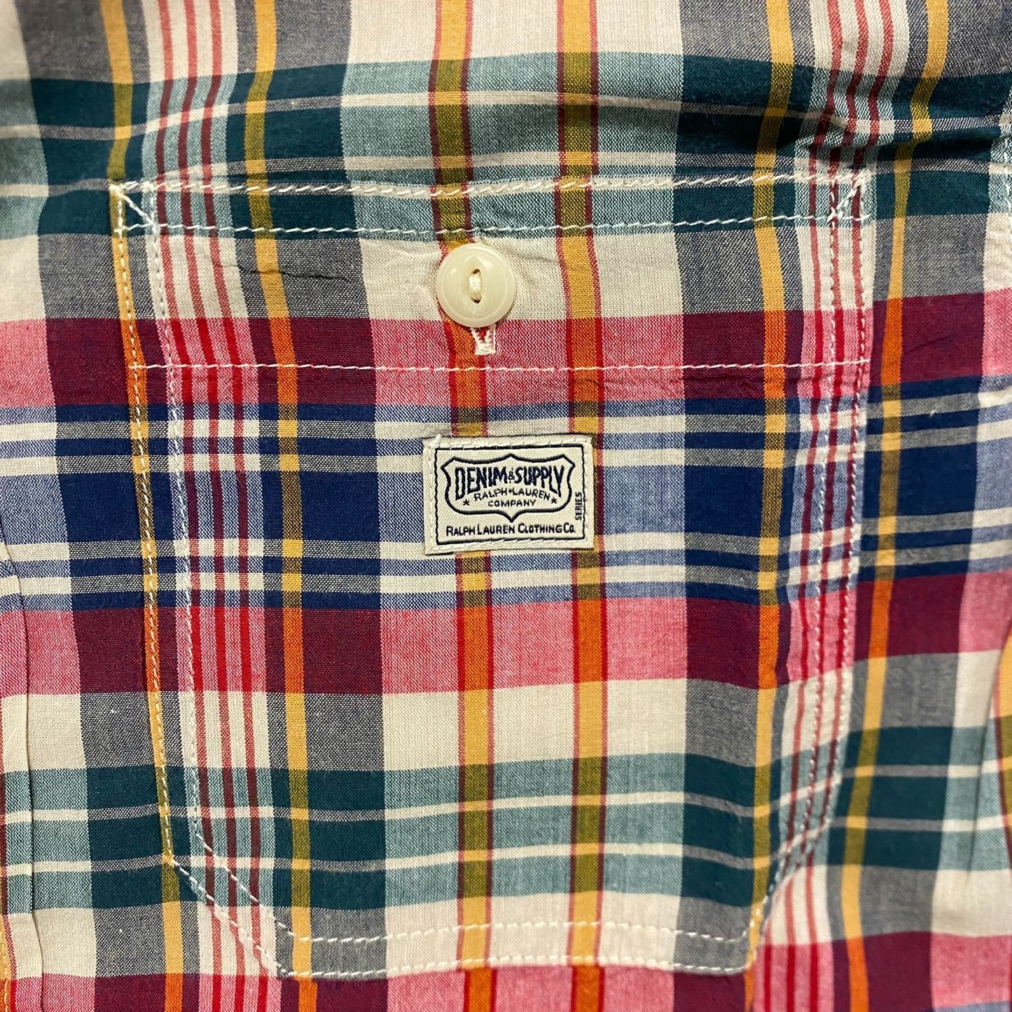Denim Supply Ralph Lauren Plaid Button Up Shirt