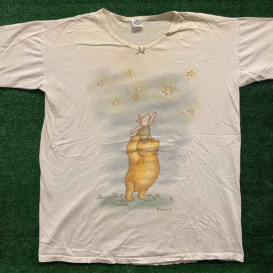 Pooh Piglet Vintage 90s Disney T-Shirt
