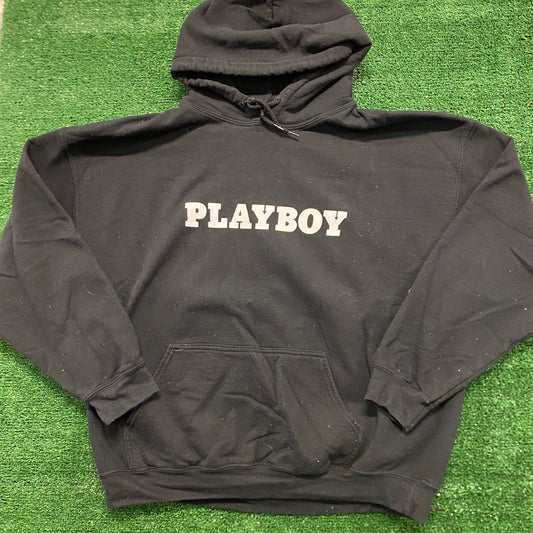 Vintage Y2K Essential Playboy Bunny Logo Hoodie