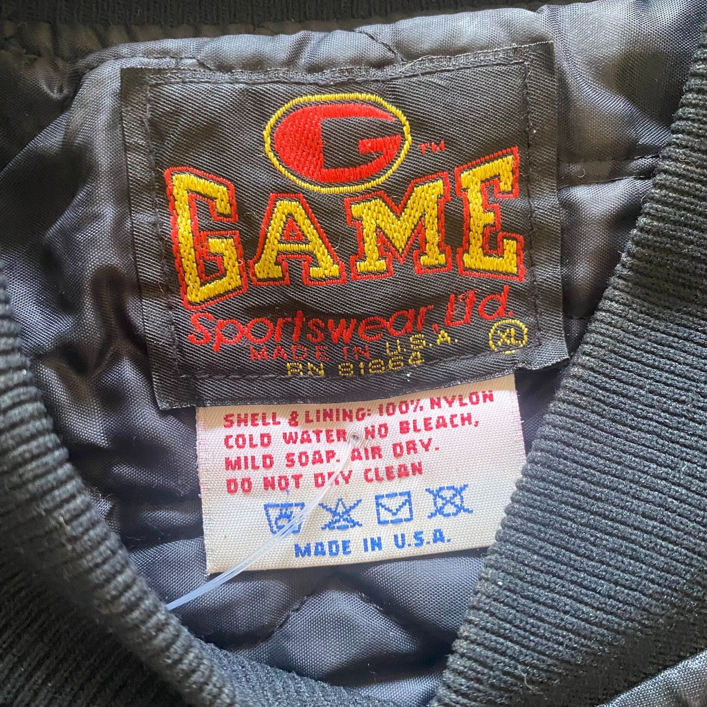 Union Vintage Satin Bomber Jacket