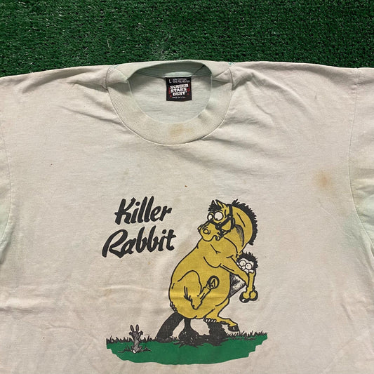 Killer Rabbit Horse Vintage 90s T-Shirt