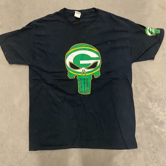 Green Bay Packers Skull T-Shirt