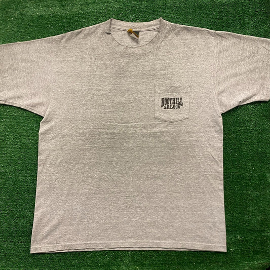 Boot Hill Saloon Vintage Punk Biker T-Shirt