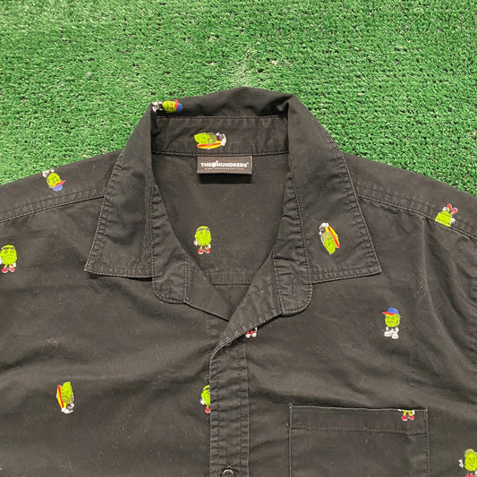 The Hundreds Beans Vintage Skater Button Up Shirt