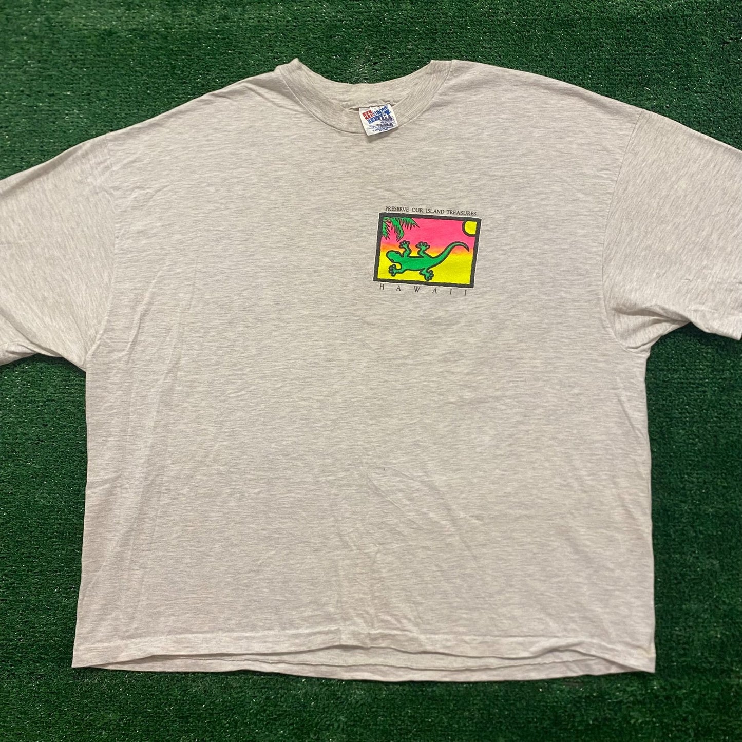 Hawaii Lizard Vintage 90s Nature T-Shirt