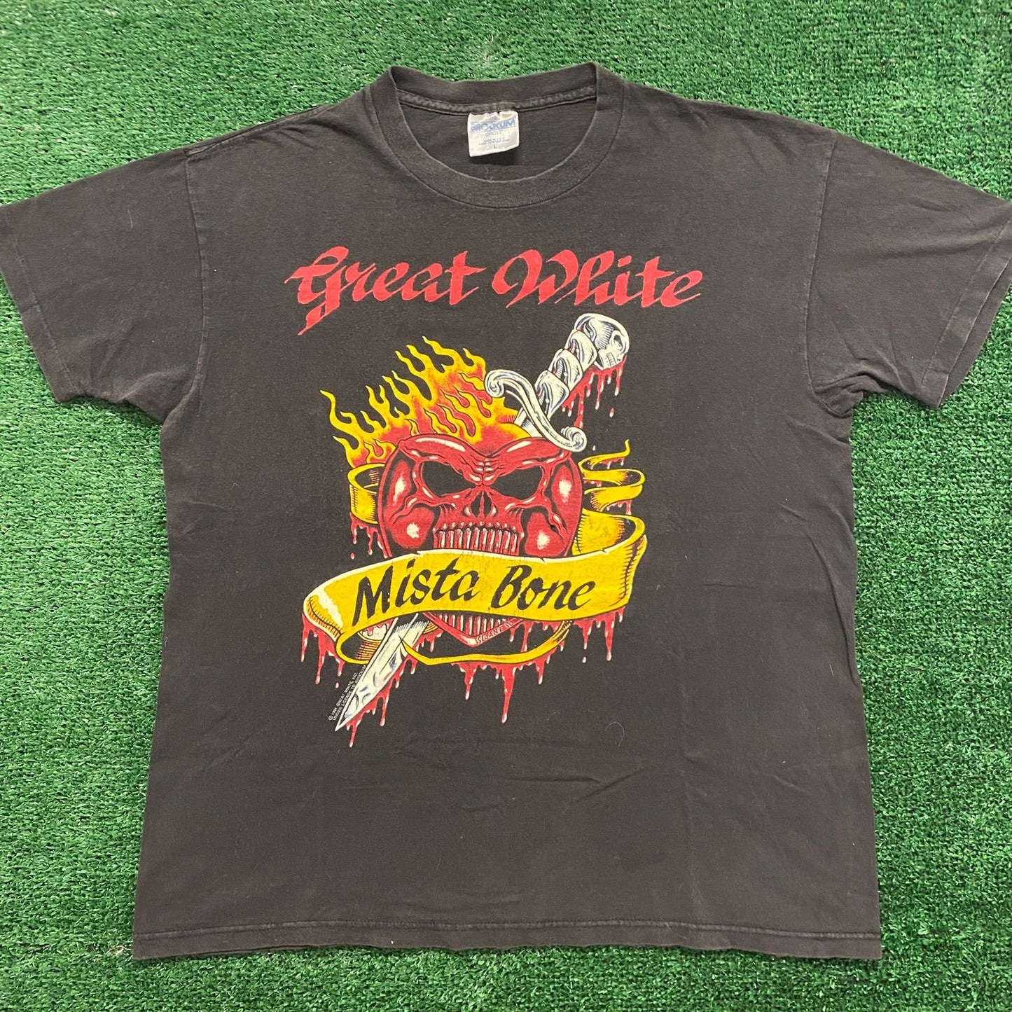 Great White Mista Bone Vintage Band T-Shirt