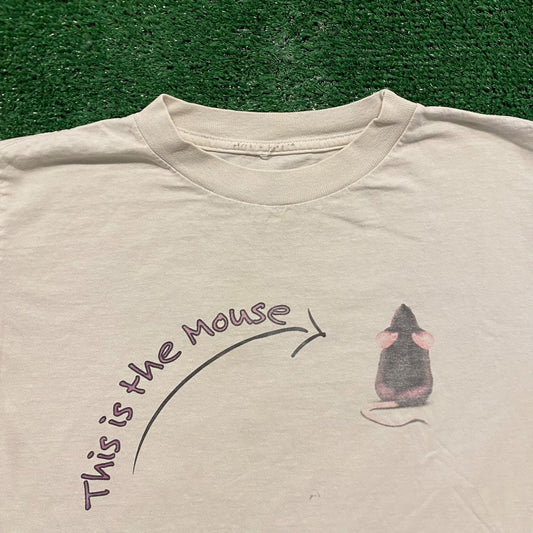 Mouse Hunt Vintage 90s Humor Comedy Movie Promo T-Shirt