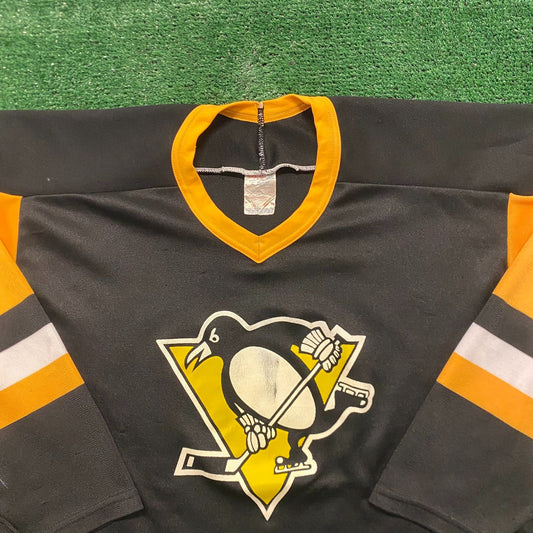 CCM Pittsburgh Penguins Vintage 80s Hockey Jersey