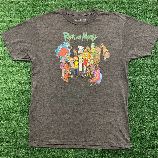 Rick and Morty Basic Cartoon T-Shirt