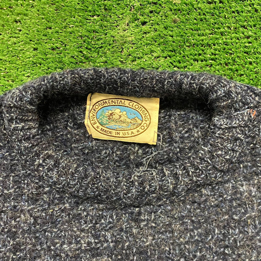 Chunky Knit Vintage 90s Crewneck Sweater