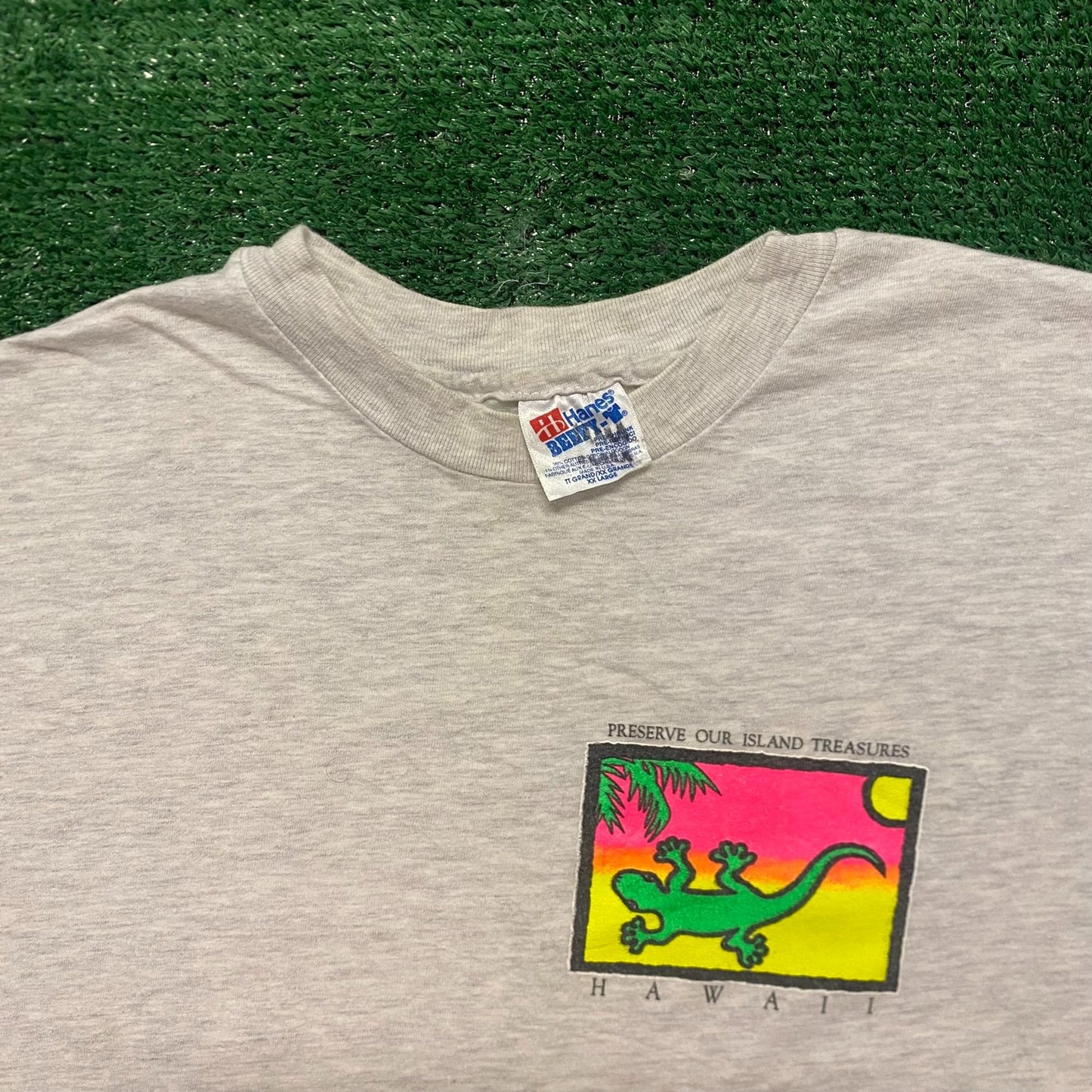 Hawaii Lizard Vintage 90s Nature T-Shirt