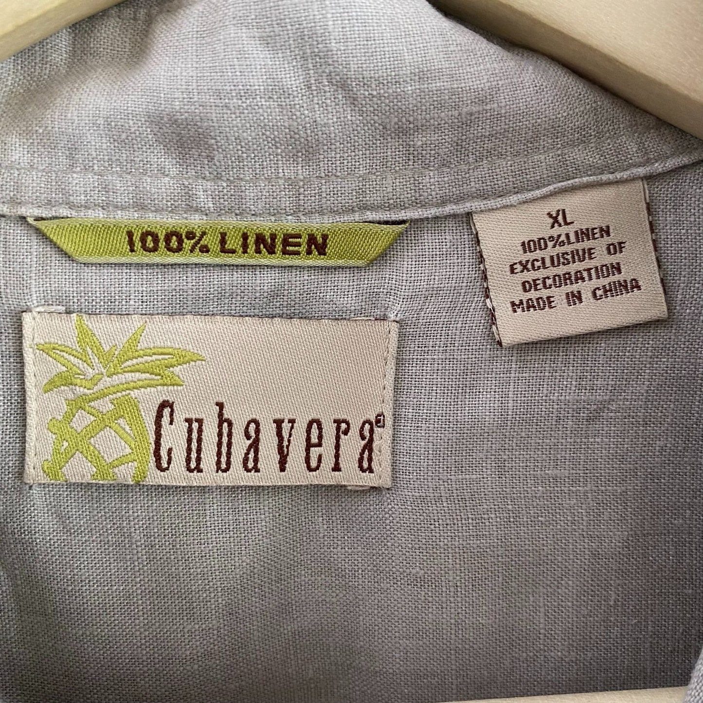 Vintage Cubavera Floral Linen S/S Shirt