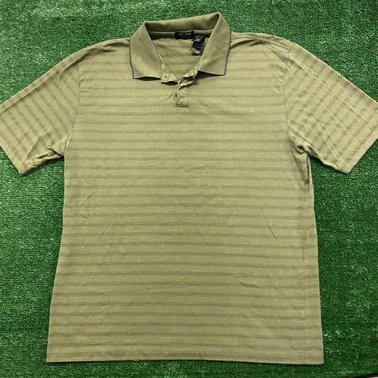 Drab Basic Essential Striped Vintage Polo Shirt