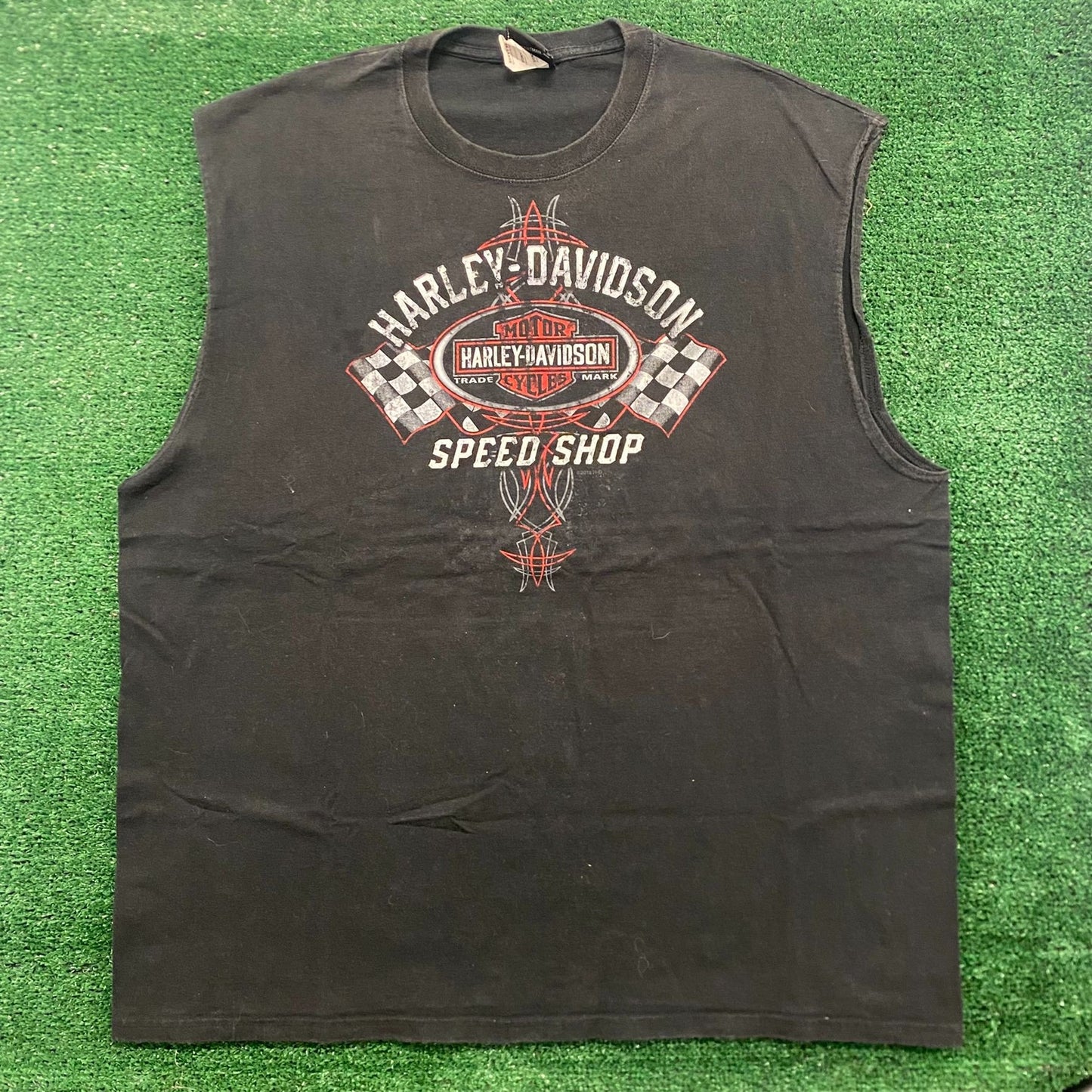Harley Davidson Speed Shop Vintage Moto Biker Tank T-Shirt