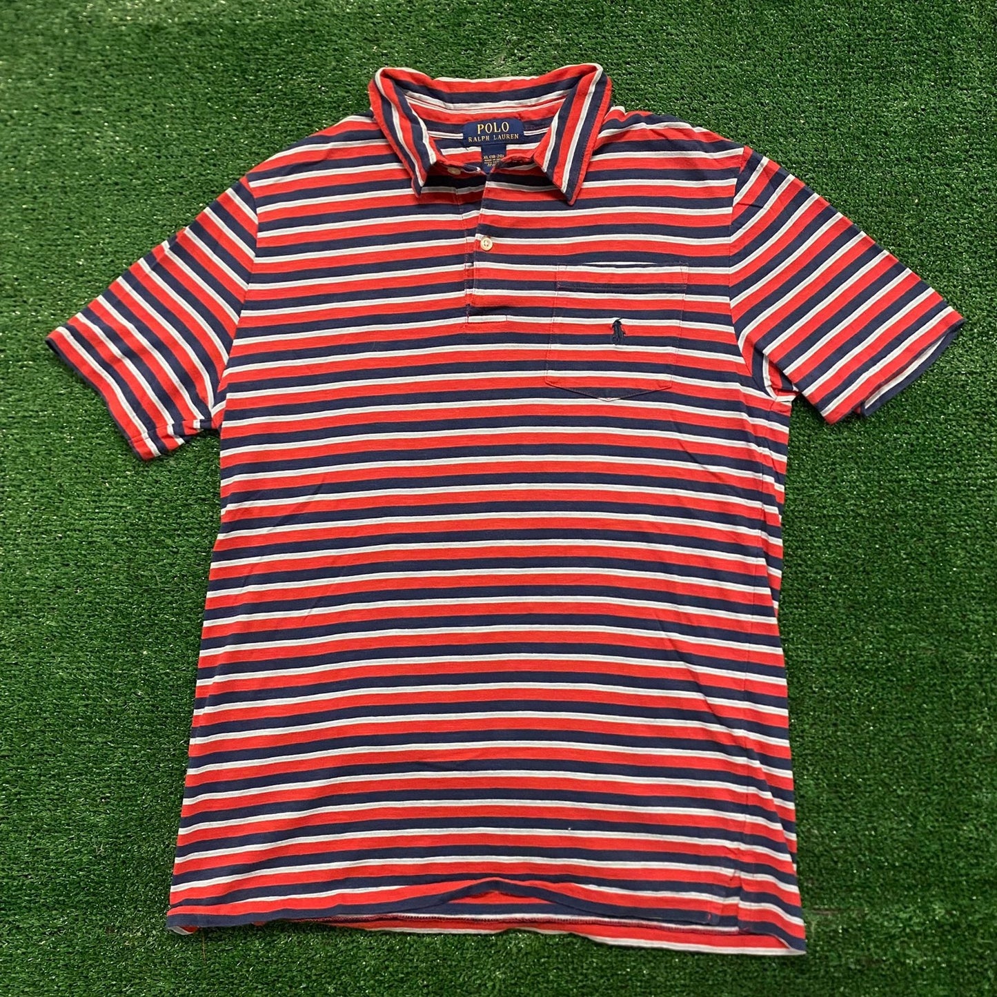 Ralph Lauren Basic Striped Polo Shirt