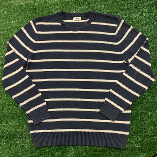 Old Navy Basic Striped Crewneck Sweater