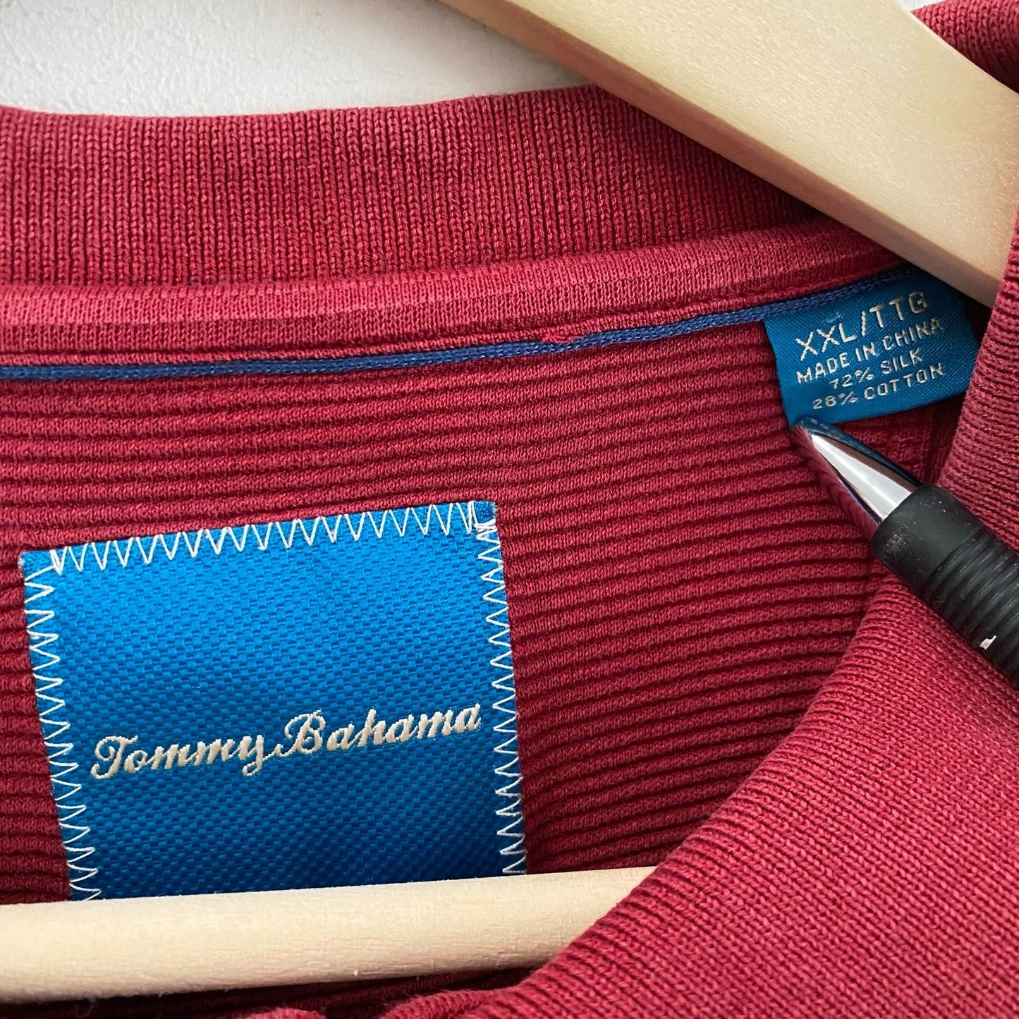 Tommy Bahama Striped Rugby Polo Shirt