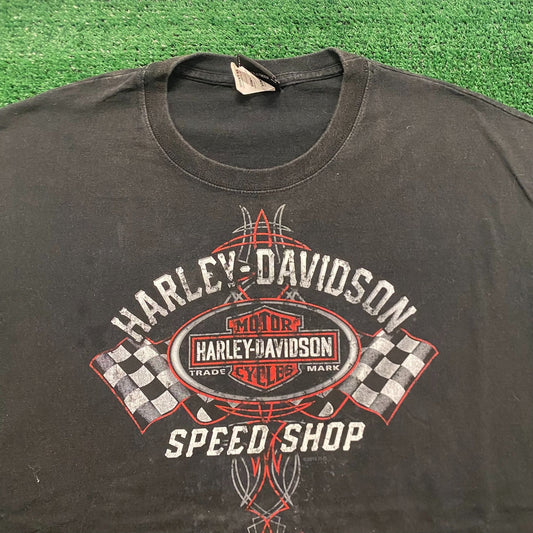 Harley Davidson Speed Shop Vintage Moto Biker Tank T-Shirt