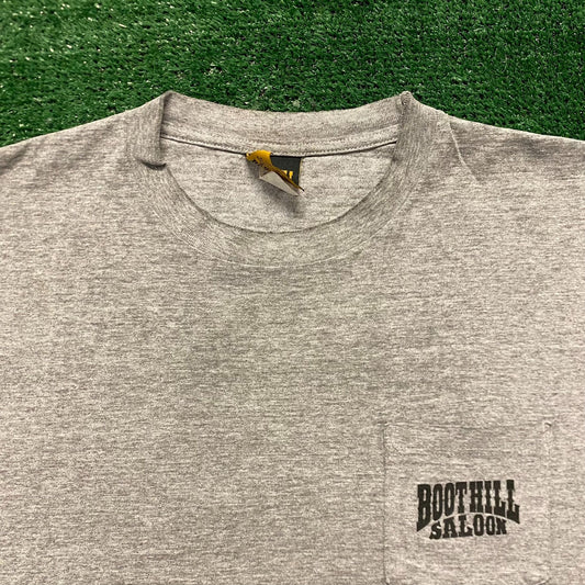 Boot Hill Saloon Vintage Punk Biker T-Shirt