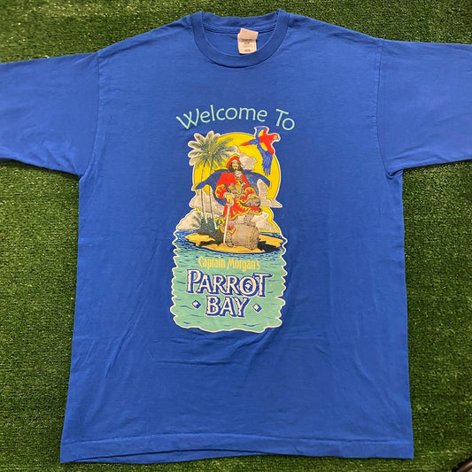 Captain Morgan Rum Vintage 90s Drunk Alcohol T-Shirt