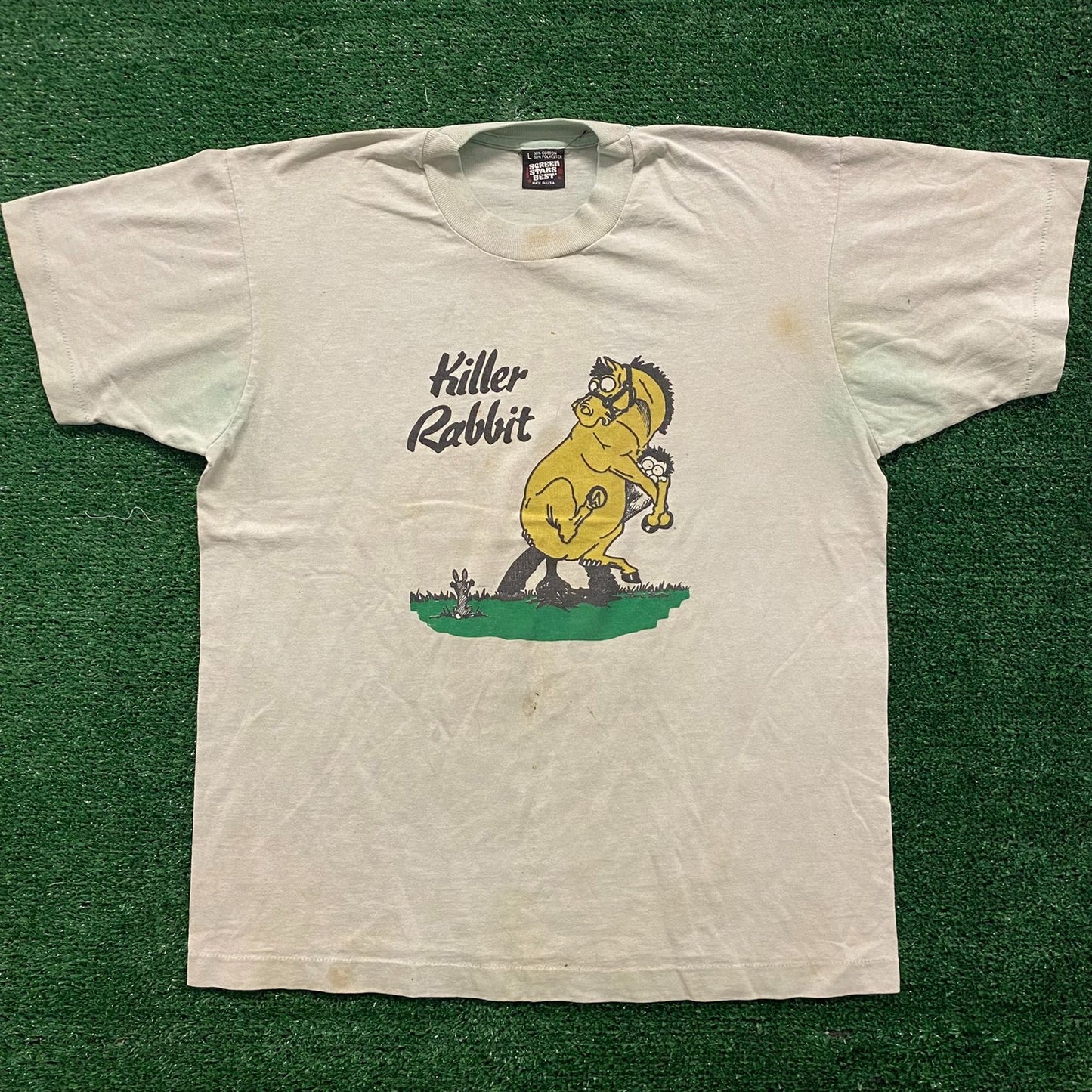 Killer Rabbit Horse Vintage 90s T-Shirt