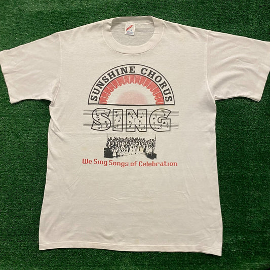 Sunshine Chorus Singing Vintage 90s Music T-Shirt