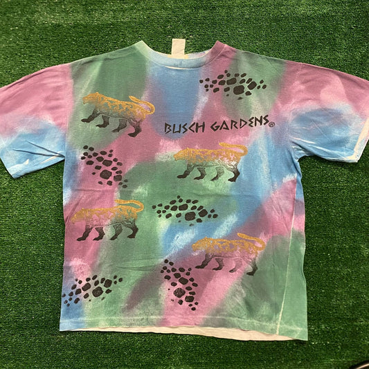 Busch Gardens Vintage 90s Nature Animals T-Shirt