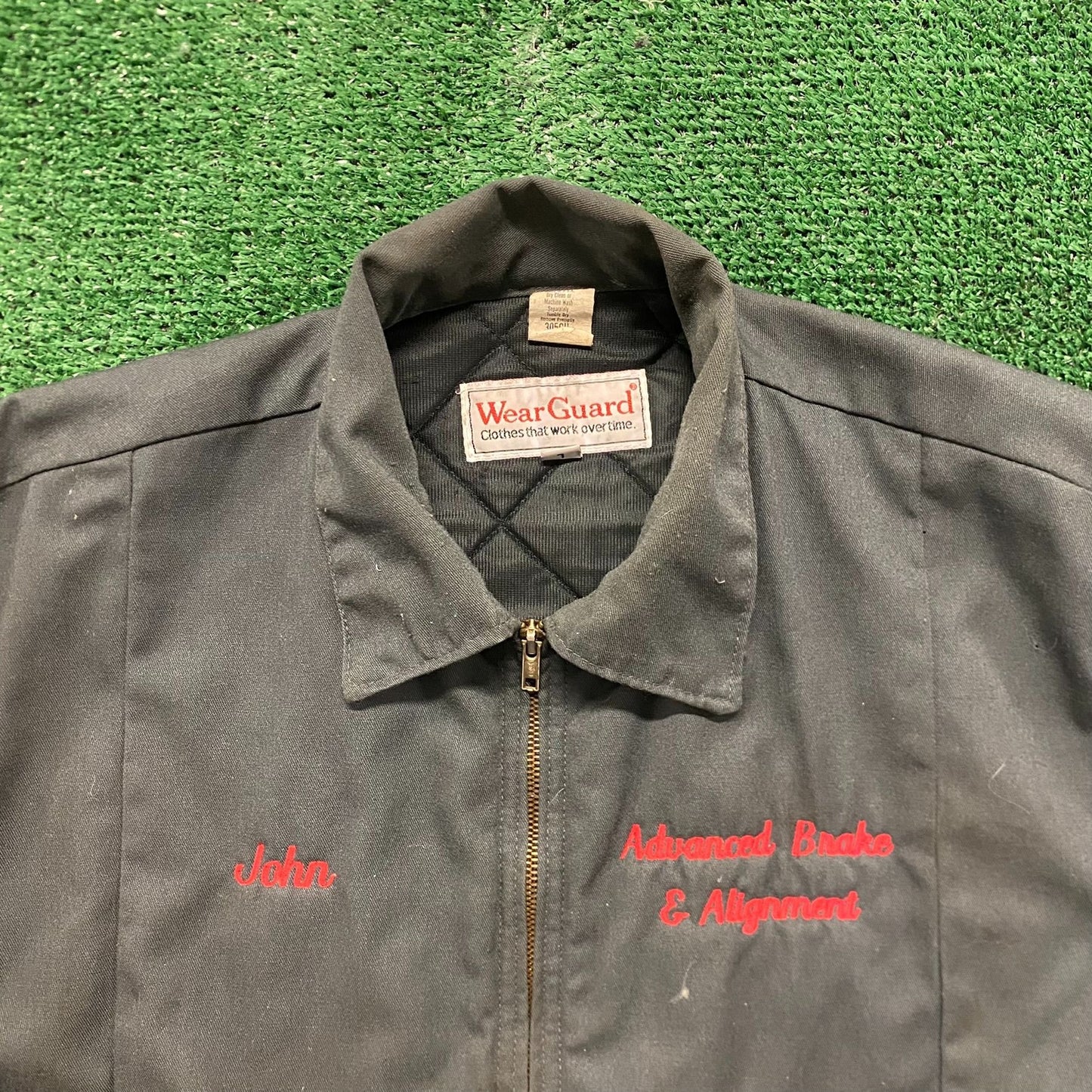 Body Shop Mechanic Worker Vintage 90s Work Jacket