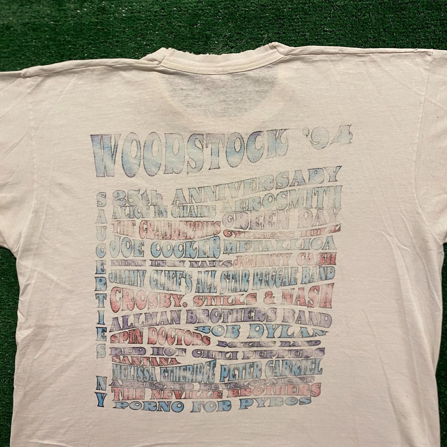 Woodstock Festival 1994 Vintage 90s Band T-Shirt