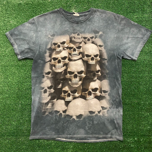 Skull Pile Vintage Grunge Punk T-Shirt